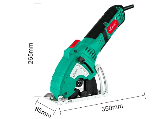 LANNERET, электрическая мини-циркулярная пила 700 Вт, электрическая пила, параллельная направляющая, инструменты для крепления, деревянная пила, металлическая пила, включает 3 шт. лезвия