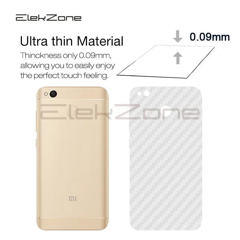 For Xiaomi Redmi Note5 Pro 5Plus 4X 6A S2 5A Carbon Fiber Protective Film 3Pcs For Redmi 5A 5 6A 4X S2 Back Cover Protector  (6)