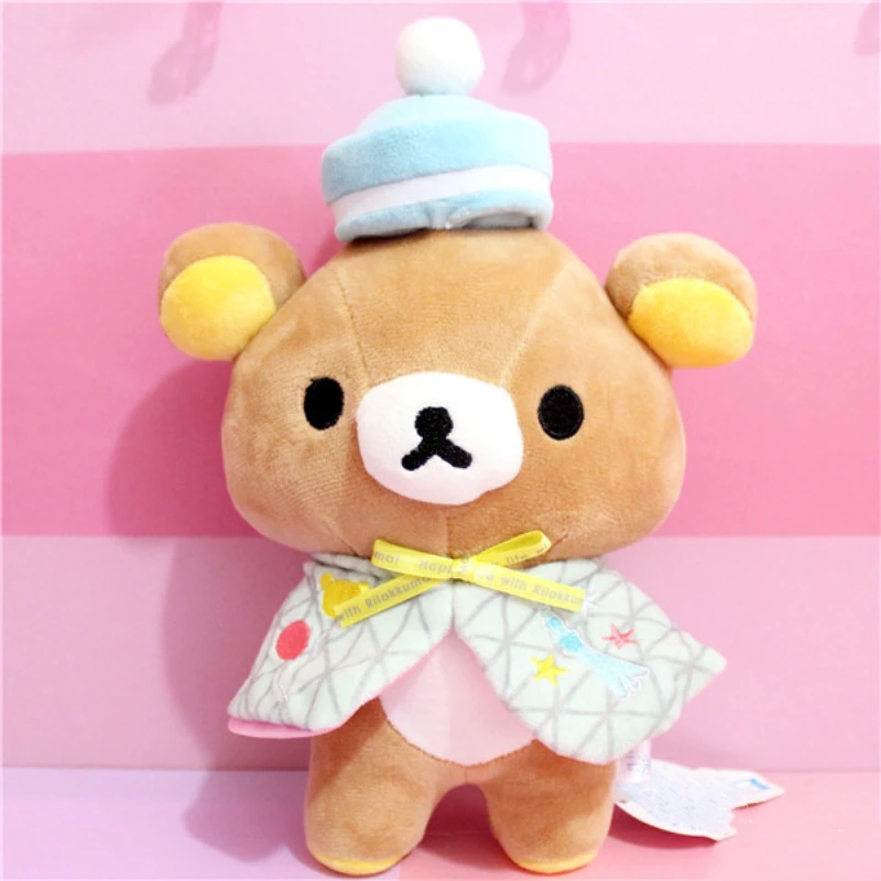 Rilakkuma расслабляющий медведь мягкие игрушки милая мягкая плюшевая кукла-подушка подарки для детей и девочек 20 см 32 см Kawaii стоячий плюшевый мишка