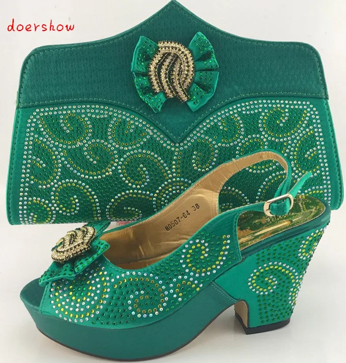 

doershow African Shoes and Matching Bags Italian Women Shoes and Bags To Match Set Sale Italian Women Shoes and Bag PME1-6