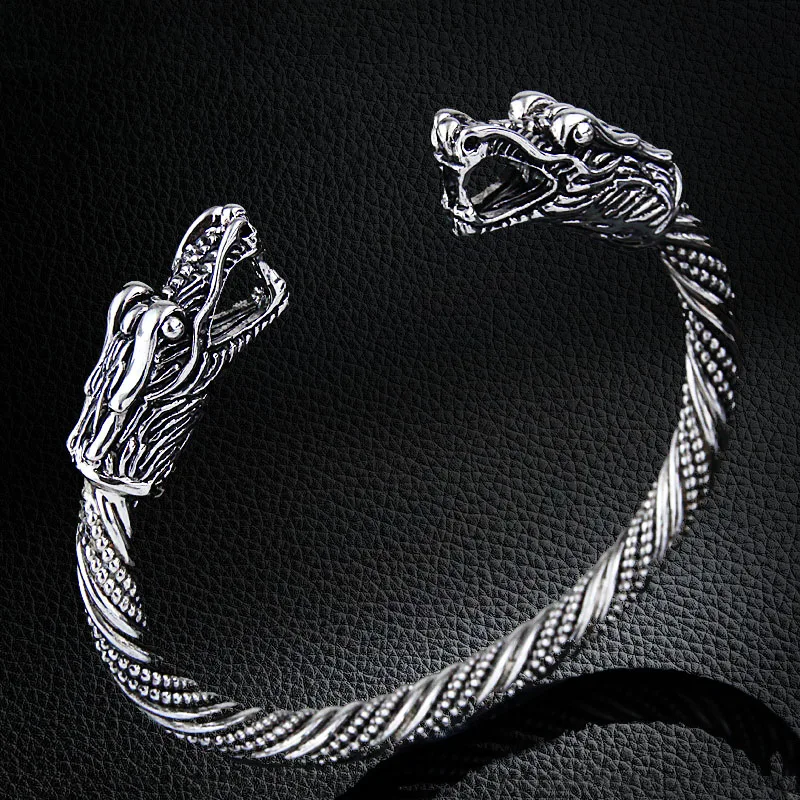 

Nordic Dragon Bracelet Indian Jewelry Fashion Accessories Viking Bracelet Men Wristband Cuff Bracelets For Women Bangles