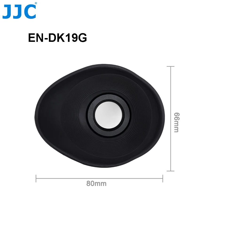 JJC Мягкий Силиконовый наглазник Очки пользователя окуляра с оптической Стекло для Nikon D5/D500/D810A/D810 резиновая Кубок глаз - Цвет: EN-DK19G
