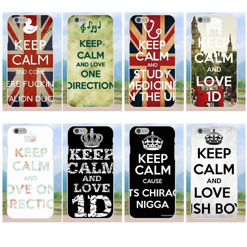 Soft Print Phone One Direction Keep Calm And Love 1d For Apple iPhone 4 4S 5 5C 5S SE 6 6S 7 8 Plus X XS Max XR | Мобильные телефоны