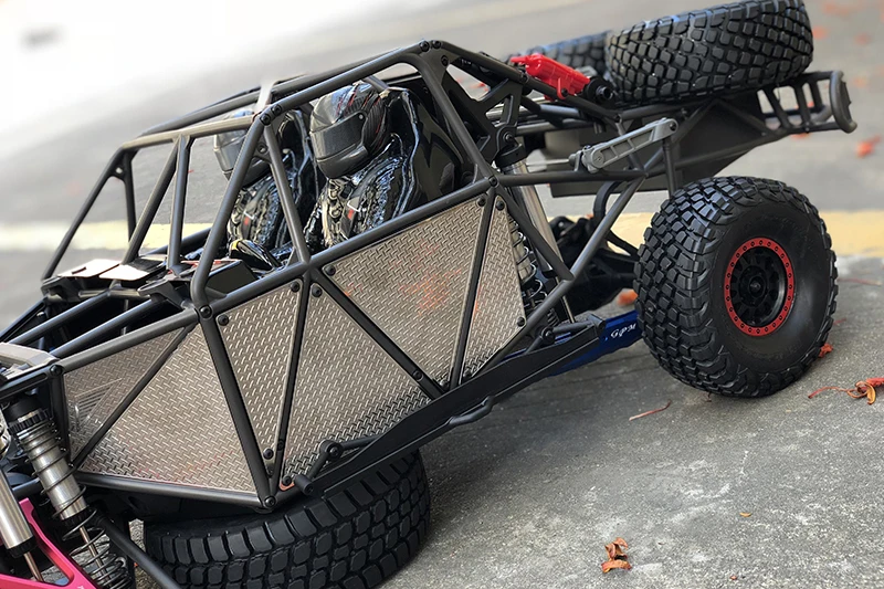 

1Set TRAXXAS 1/7 UDR Frame Protect Guard Stainless Steel Body Shell Protection Fenders UDRZSP2 Sideways Baffle Cover for RC Cars