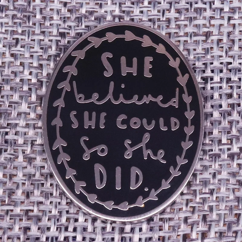 

Inspirational Quotes Women Graduation Gift Enamel Pin