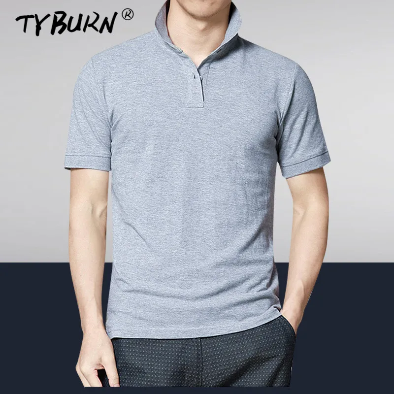 TYBURN Brand Soft Cotton T Shirt Men Classic All-match Short Sleeve T-Shirt Men Summer Streetwear Casual Men's T-Shirts