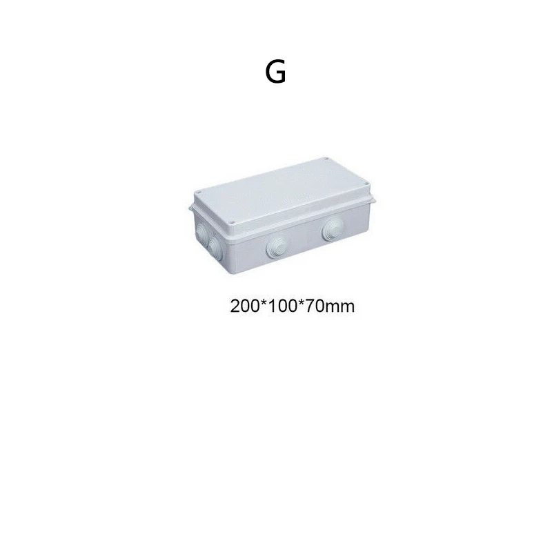 ABS пластик IP65 IP66 Водонепроницаемые распределительные коробки DIY наружный Электрический соединительный кабель филиал распределительная коробка корпус