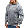 New Hoodie Men 2022 Spring Casual Solid Long Sleeve Mens Hoodies Sweatshirts Slim Zipper Hoody Sweatshirt Men Hooded Streetwear ► Photo 3/6