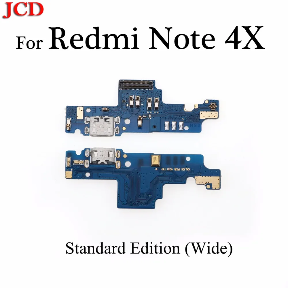 JCD микро зарядное устройство USB разъем плата для Xiaomi Redmi Note 4x x20 зарядный разъем для Xiaomi Note 4 USB зарядное устройство с микрофоном