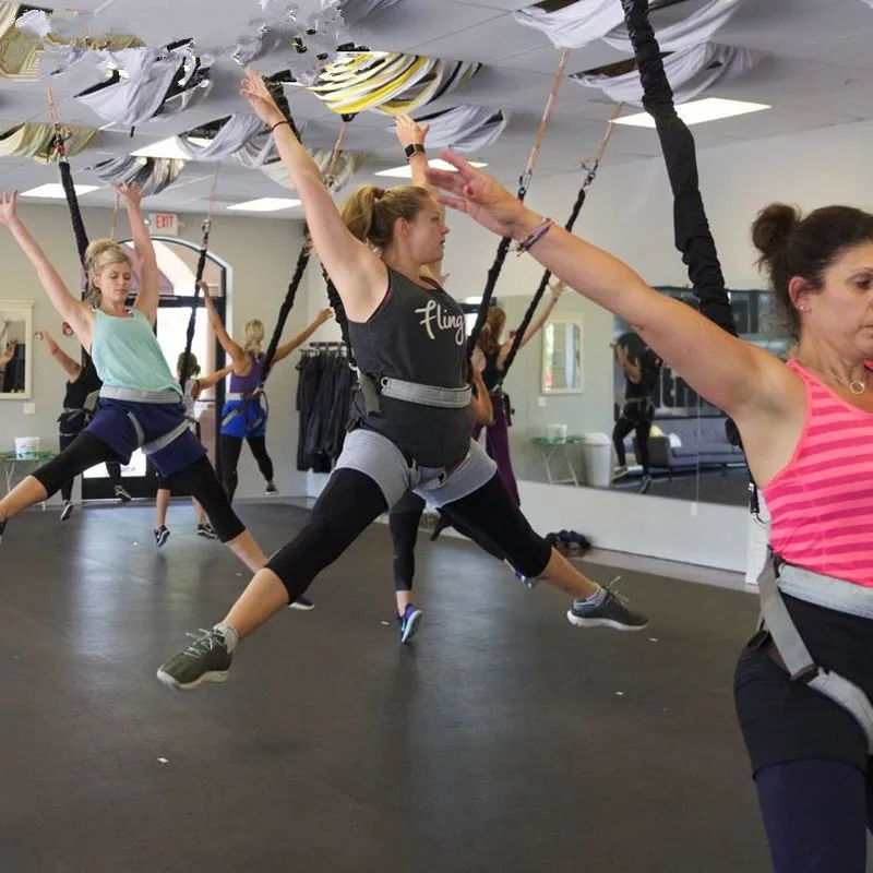 Gravity Yoga банджи Танец тренировки система тренажерного зала фитнес сопротивление тяга Веревка Группа Обучение