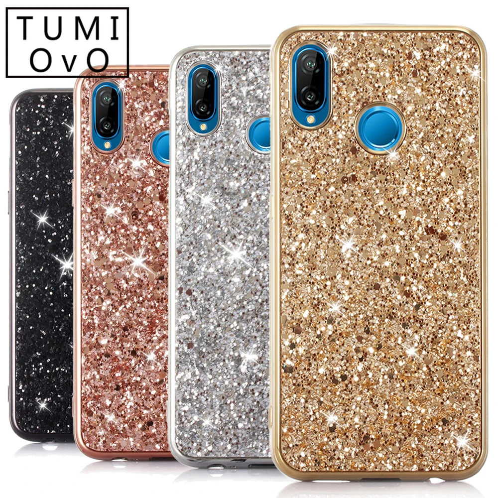 

Glitter Soft Bling Case For Huawei P8 P9 Lite 2017 P10 P20 Pro Cover for Huawei Mate 20 Lite Honor 10 Lite Y5 II Phone Cases