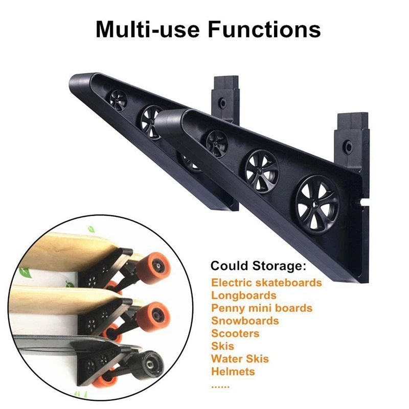 6 шт Лонгборд настенное крепление скейтборд настенная вешалка настенная стойка