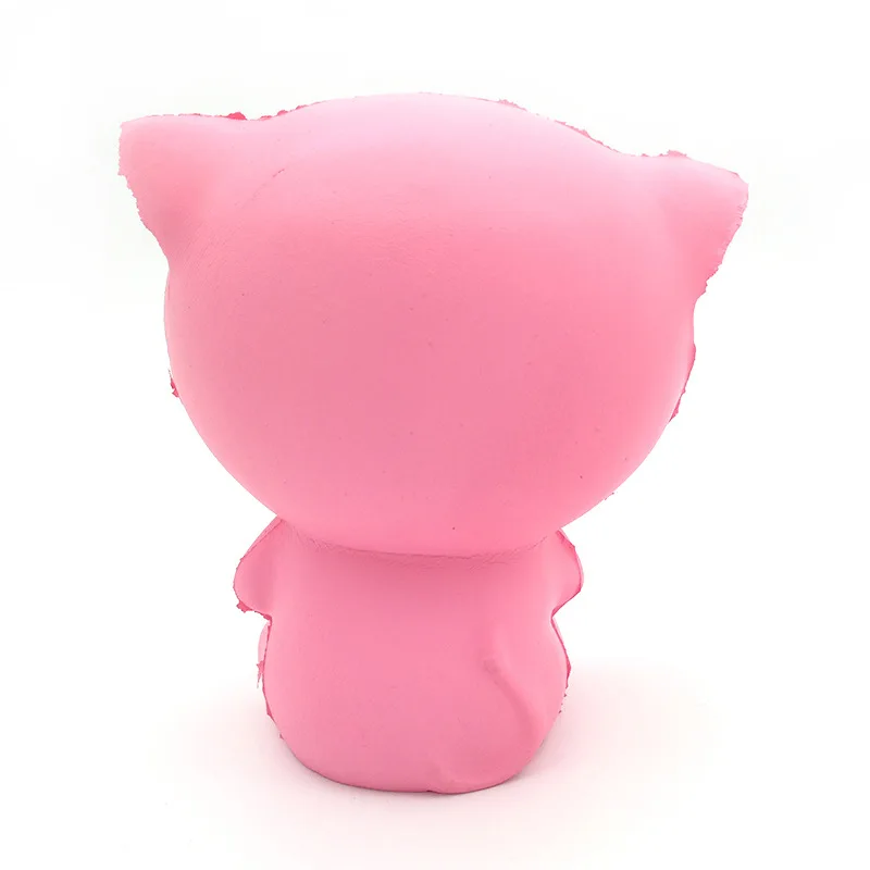 Jumbo мягкий мультфильм Кот снятие стресса розовый цвет ароматизированные мягкие игрушки Squeeze медленно поднимающиеся Skuishy игрушки для взрослых