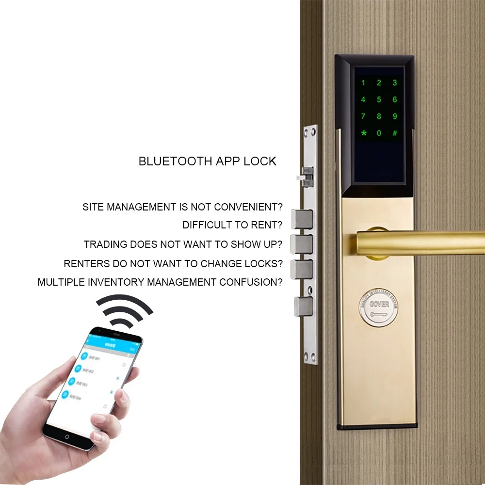 Digital Electric RFID Password Lock with Bluetooth (2)