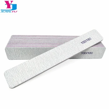 

10Pcs 100/180 Nail File Sanding Buffer Block UV Gel Nail Files Polisher Lixa de Unha Manicure Pedicure Tools Nail Art Tips Care