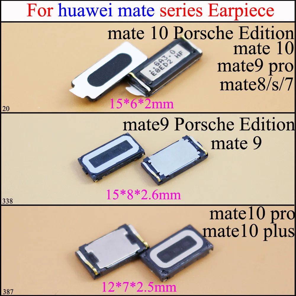 

YuXi Top Front Earpice Ear piece Speaker For Huawei mate 7 8 9 S mate9 pro mate10plus