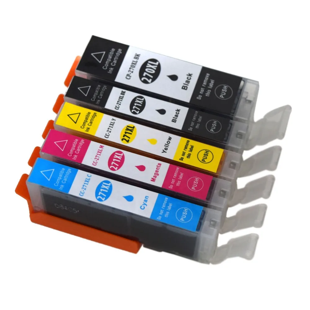 

PGI270 CLI271 Ink Cartridges For canon MG7720 TS8020 TS9020 TS5020 printer Replacement for PGI-270 CLI-271 270xl 271xl