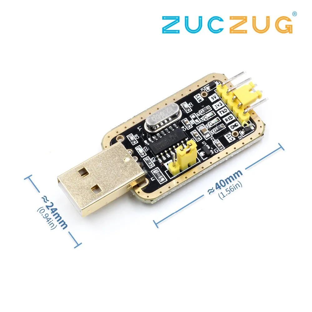 

CH340 module instead of PL2303 , CH340G RS232 to TTL module upgrade USB to serial port in nine Brush small plates
