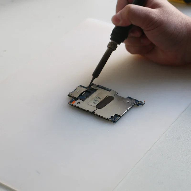 DIYFIX 35x24 см белая теплоизоляционная Силиконовая накладка платформа для