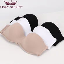 Strapless Bra Silicon Bras Solid Wedding Dress Plus Size Woman Sexy Bra Push Up Lingerie Self Adhesive Brassieres Half Cup B C Strapless Bra Silicon Bras Solid Wedding Dress Plus Size Woman Sexy Bra Push Up Lingerie Self Adhesive Brassieres Half Cup B C