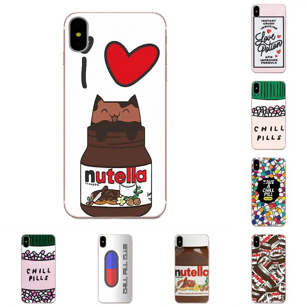 Chills таблетки шоколада Nutella для Galaxy J1 J2 J3 J330 J4 J5 J6 J7 J730 J8 2015 2016 2017 2018 mini Pro TPU