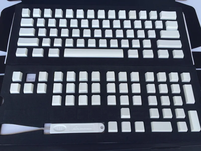 Cherry MX Keycaps prázdné černé bílé 108 PBT klíčenky OEM profil pro MX přepínače Mechanická klávesnice herní klávesnice