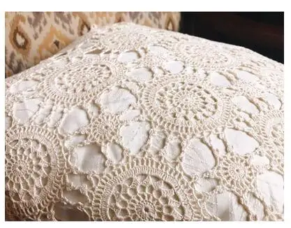 دليل الأوروبية الكروشيه وسادة وسادة غطاء المنزل مكتب أريكة رمي وسادة حالة ل وسادة داخلي