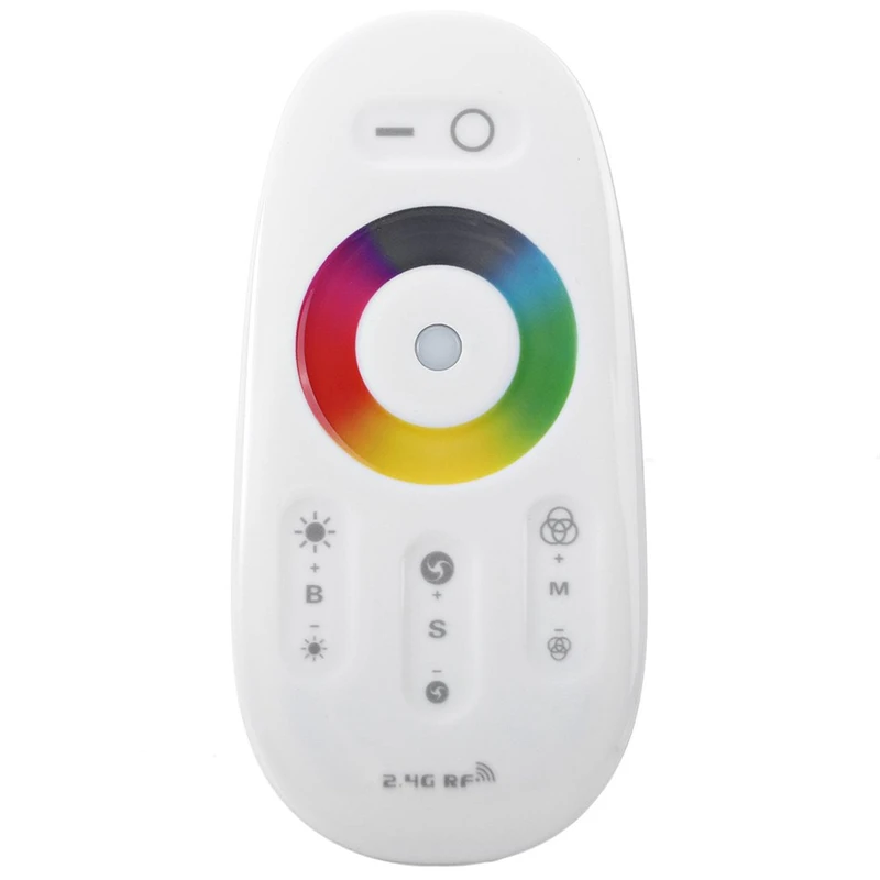 CLAITE DC12-24V RGB контроллер светодиодного освещения с сенсорным управлением 2,4G сенсорный экран RF беспроводной пульт дистанционного управления для светодиодных лент осветительный модуль 4 канала