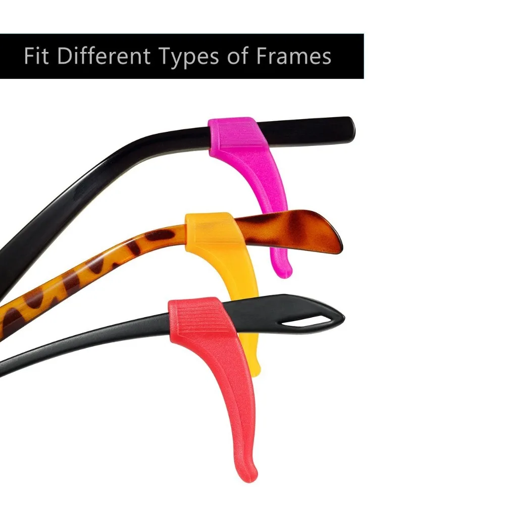 Silicone Anti-slip Glasses  Holder Strap Stand For Eyewear Accessories Eyeglass Ear Hook Comfortable  (11)