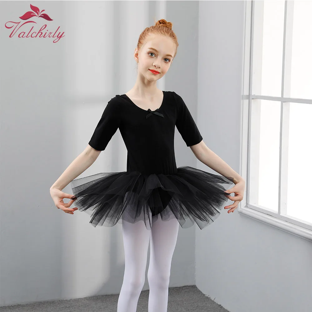 Girls Ballerina Ballet Dance Dress Gymnastics Leotard Dancing Tutu