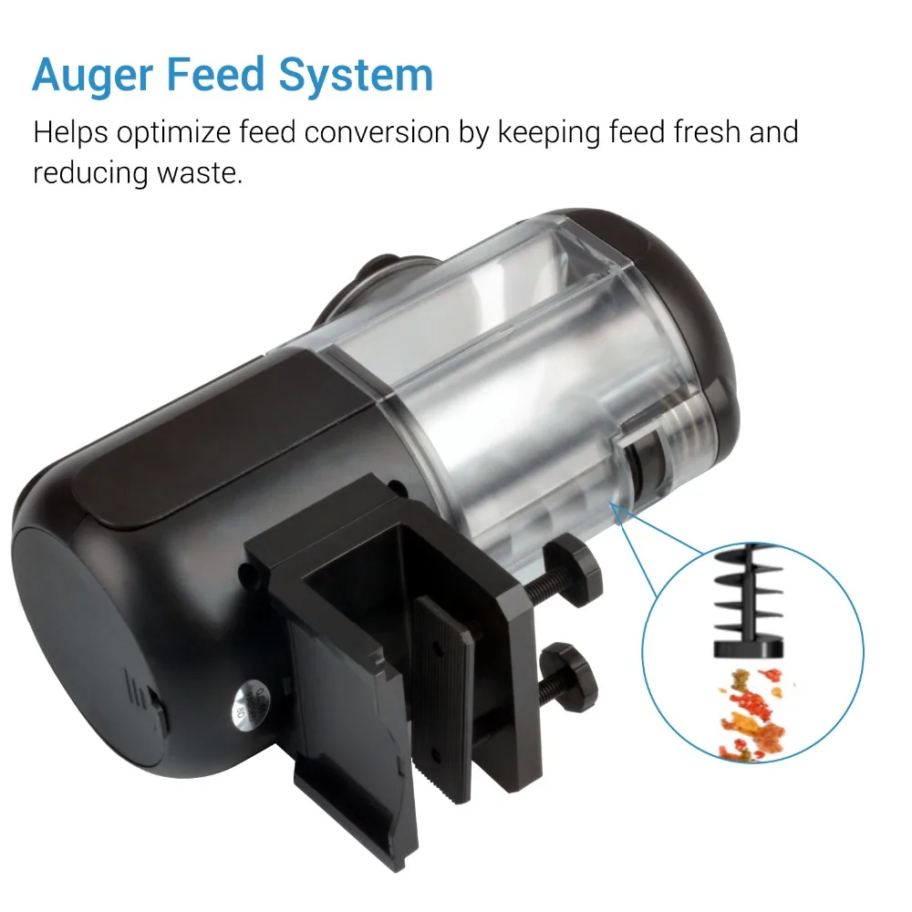 NICREW Electronic Automatic Fish Feeder Food Dispenser Timer Automatic