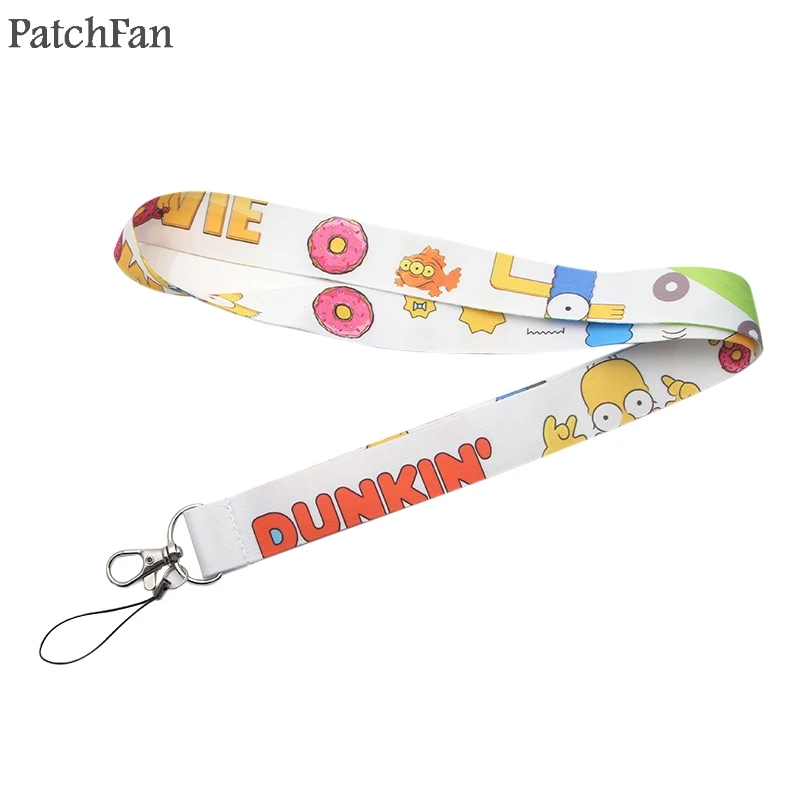Patchfan мультфильм детские брелоки брелок талреп лямки лента шейный ремешок para