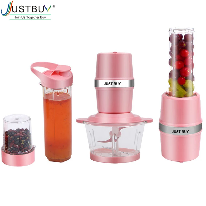 

500W Portable Juicer Electric Smoothie Blender Machine Mixer Mini Juice Smoothie Maker Blenders Juicer Extractor Meat Grinder