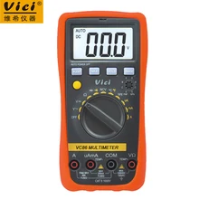 

Digital Multimeter 3 1/2 Vici VC86 Auto Range DMM Temperature Meter w/NCV hFE Test & LCD Backlight