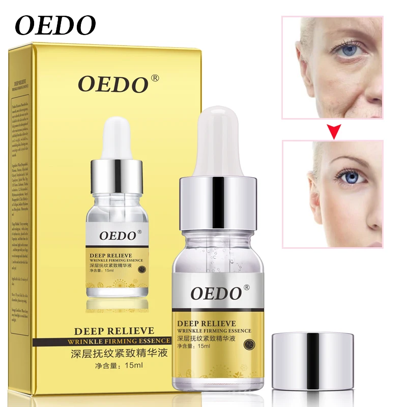 

OEDO Wrinkle Firming Essence Face Eye Serem Deep Relieve Moisturizer Nourishing Collagen Facial Serum Anti-Wrinkle Eye Skin Care