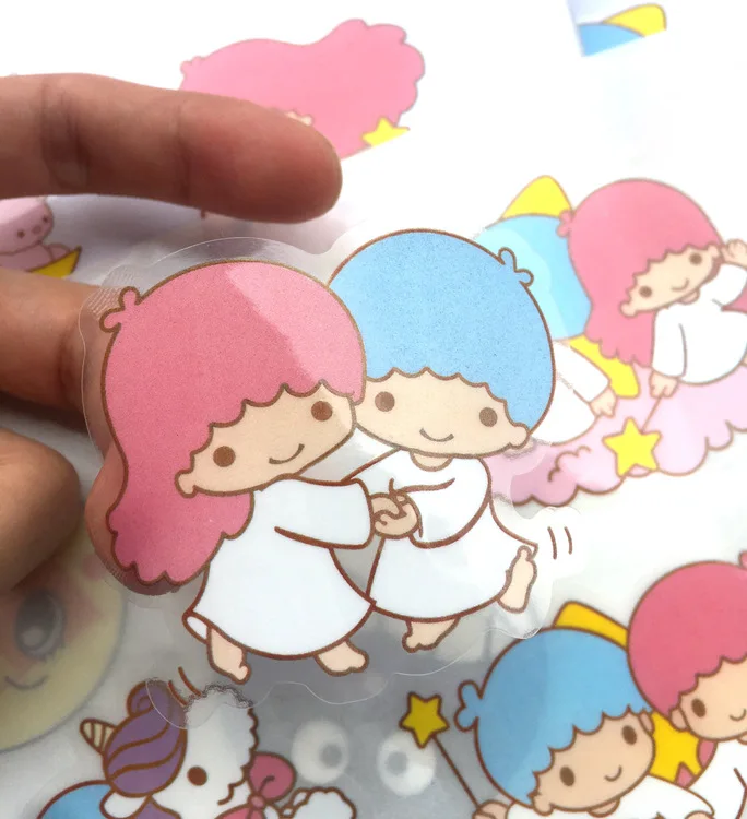 50 листов/серия little twin stars аниме Стикеры для книг стикеры чипсов stikers naklejki pack книги