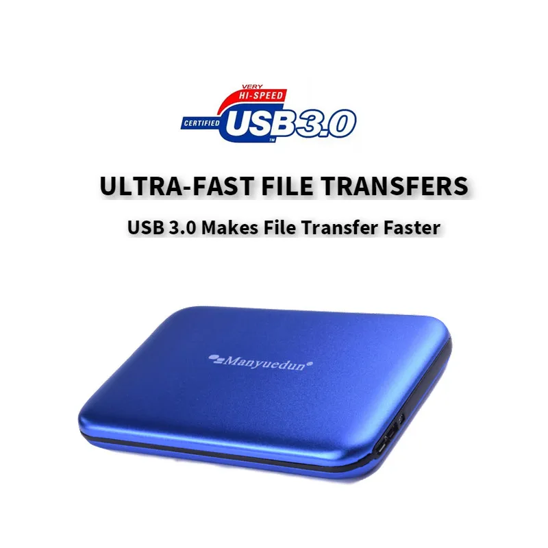  Manyuedun#3 2.5 Inch External Hard Drive Storage USB 3.0 HDD Portable External HD Hard Disk for Des