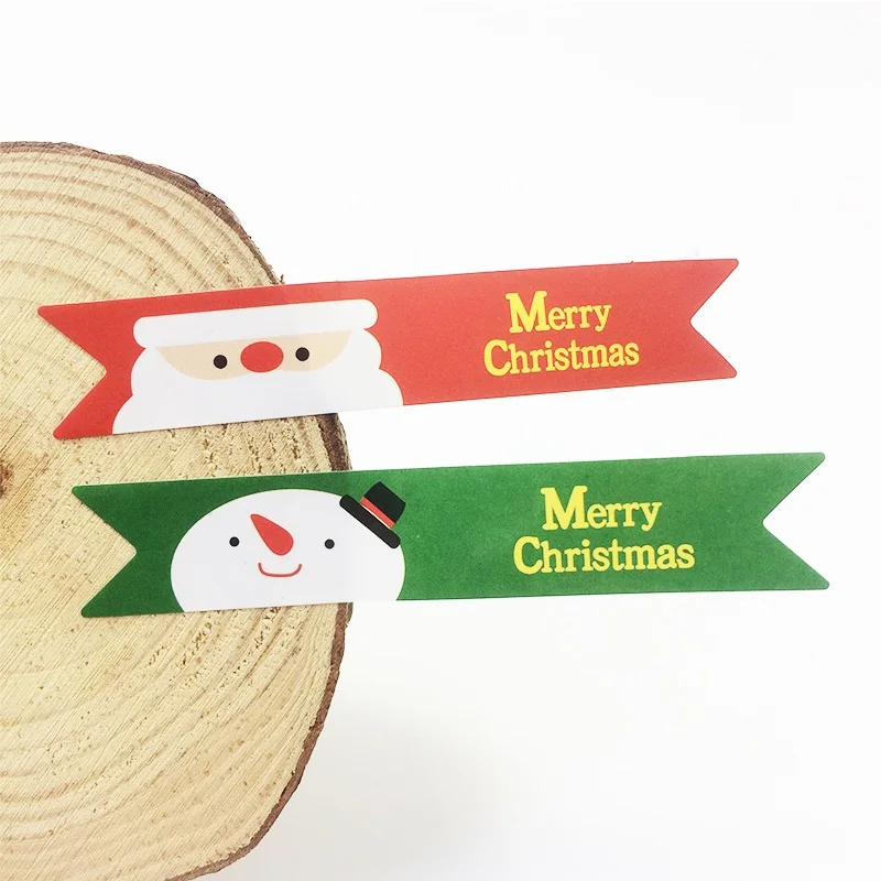 

120 Pcs/lot New Multi-function Merry Christmas Seal Sticker Snowman&Santa DIY Note Gift Labels Decration Scrapbooking
