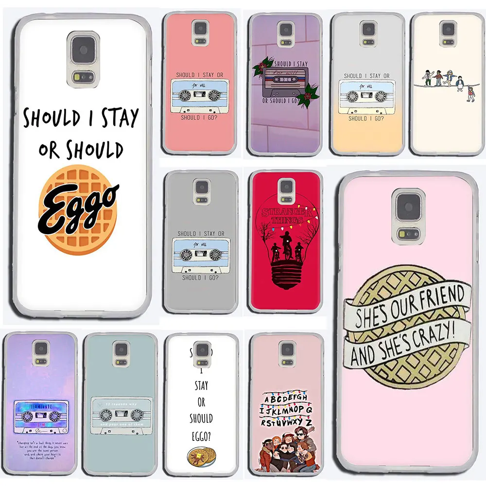 

should stay should Stranger Things hard Phone Case for Galaxy M10 M20 M30 S10E S8 S9 Plus S6 S7 Edge Note 10 8 9