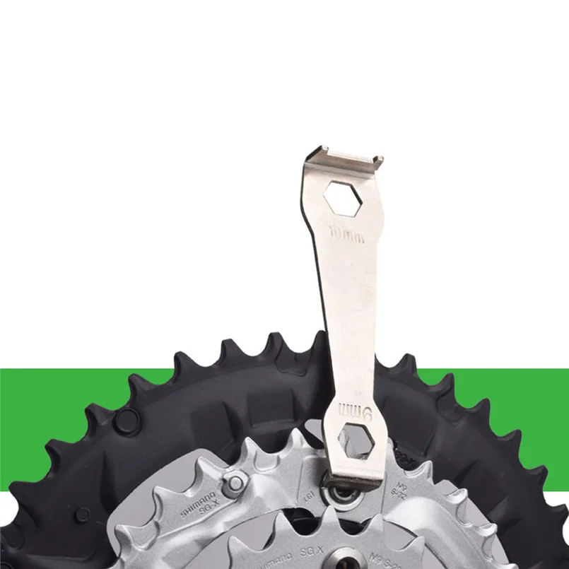 Bicycle Bike Wrench Crankset Bolt Fixed Wrench Repair Tool MTB Chain Wheel Tool Wrench Herramientas 40DC44