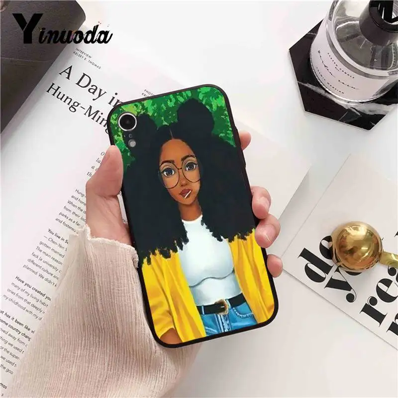 Colorful art african girl