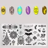 1pc ongle estampage Kit Rectangle estampage plaque beauté Floral feuilles arc Nail Art Image modèle manucure outils ► Photo 3/6