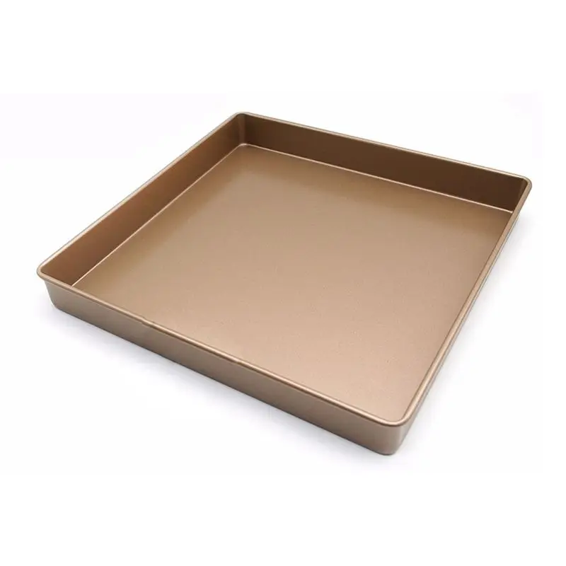 Nonstick Bakeware High carbon steel Square Baking Pan Cake Pizza Pan