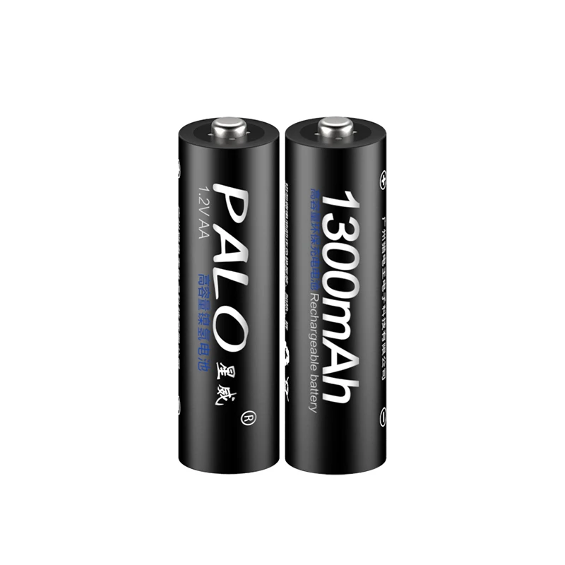 PALO 20 шт Аккумуляторная батарея AA 2A 5 #1300 mAh Ni MH 1 2 V с предварительной зарядкой Bateria