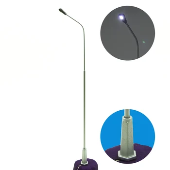 

1/200 scale architectural model Metal copper Street Lamps Modelmaking LED Lights Lamppost Model Railway Street Light