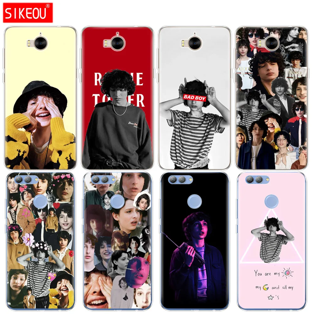 

Silicone phone Cover Case for huawei Y3 Y6 Y5 2 II 2017 nova 2s 2 LITE plus Finn Wolfhard Stranger Things