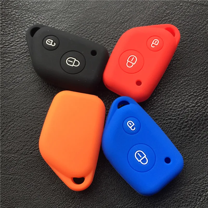 ZAD силиконовый резиновый чехол для ключа Peugeot 106 205 206 Citroen Berlingo Xsara Picasso Saxo 2 кнопки