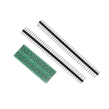 

Electronic Circuit TSSOP8 SSOP8 SOP8 SMD To DIP8 Adapter to DIP+ Pin Header PCB Board Converter Double Sides 0.65mm/1.27mm 10pcs