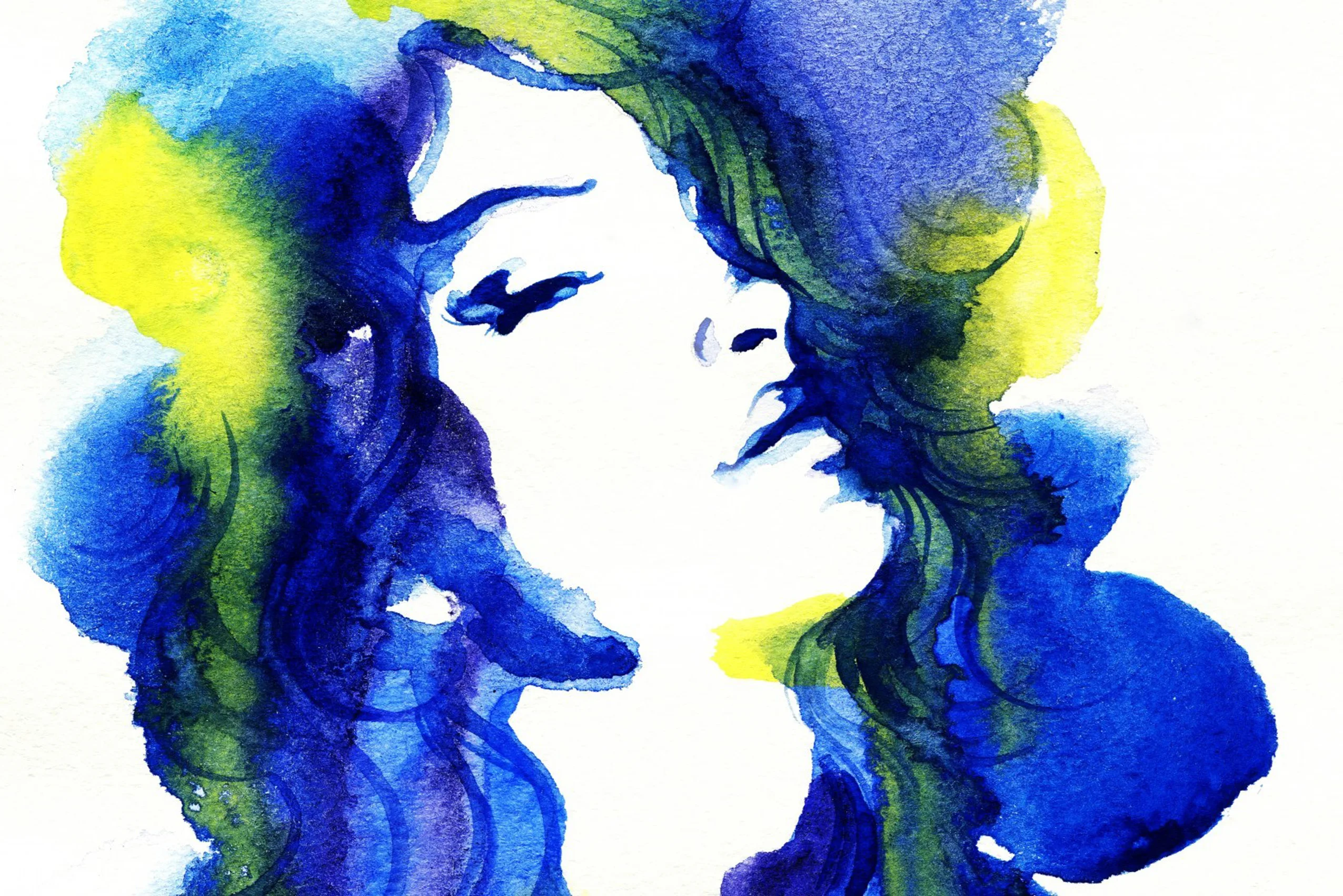Blauw vrouw schilderen koop goedkope blauw vrouw schilderen loten ...