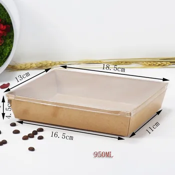 

50PCS Kraft Paper with Cover food Boxes Sandwich hamburger Macaron Cookies Box Easter Baby Shower Party food packing